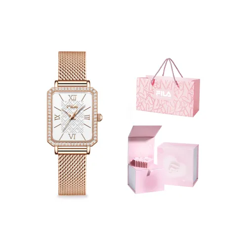 FILA Кварцевый Movement Женские часы 21,5mm*32mm*8,3mm Белый