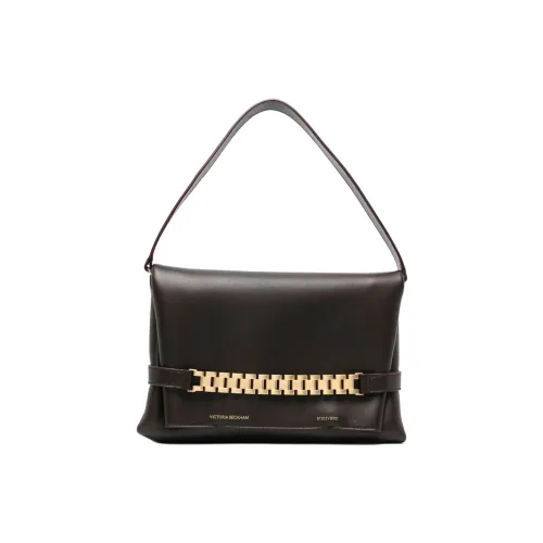 VICTORIA BECKHAM Сумка через плечо из коровьей кожи женская коричневая