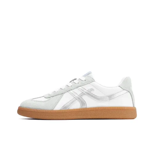 ANBU Немецкая армейская обувь Low Top Ярко-серебристая Унисекс