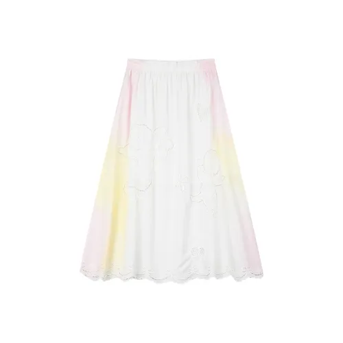 UOOYAA Повседневный длинный юбка женский