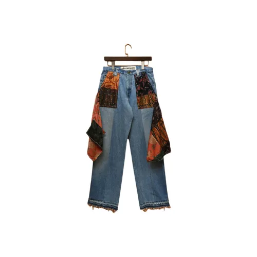 KARTIK RESEARCH Blue Men's Jeans  
KARTIK RESEARCH Синий Мужской Джинсы