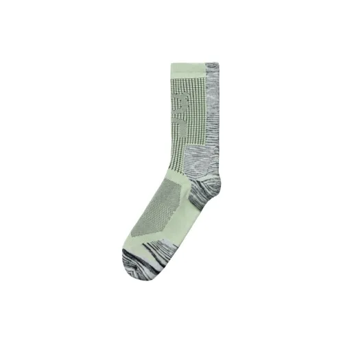 On Merino 1 Pack Lima Бобовый Зеленый/Ледниковый Серый Женские Носки до икры MID