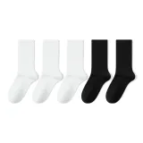 5 пар (3 белых + 2 черных)
