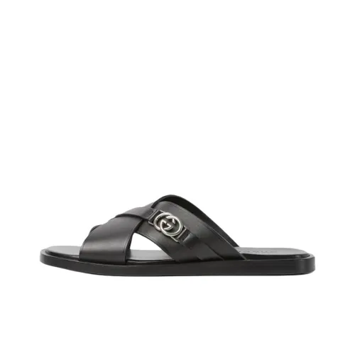 GUCCI Слипоны Мужской Черный