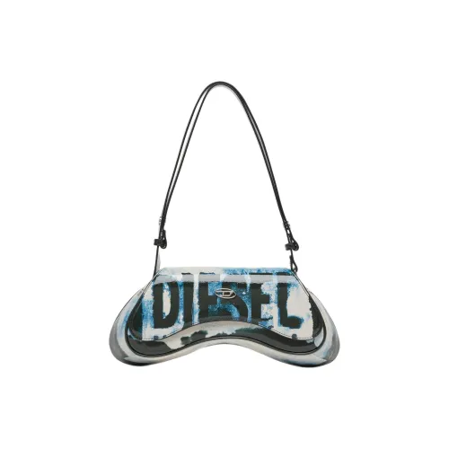 DIESEL Полиуретан Сумка через плечо Женская Черный Белый