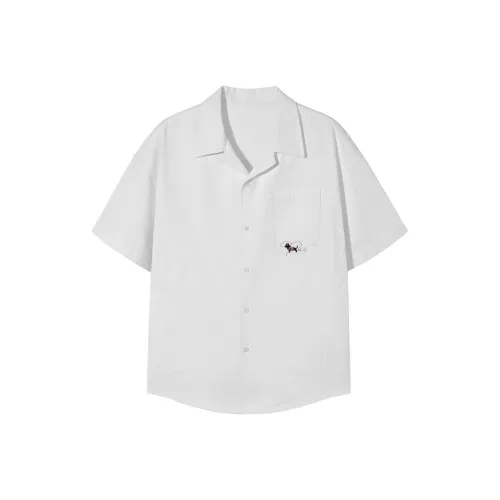 PSO Brand Белая Унисекс Рубашка