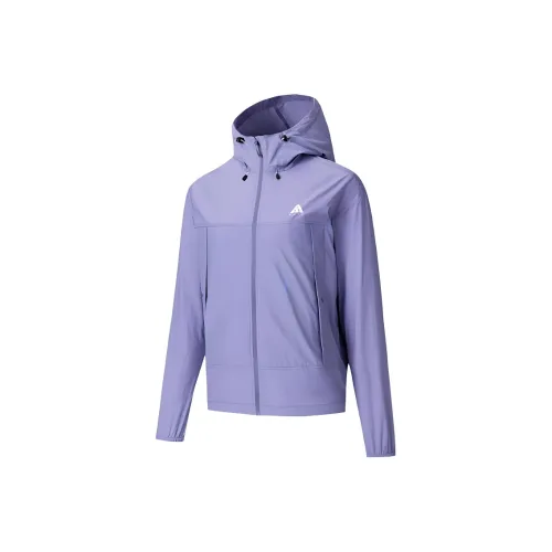 Anta Outdoor Collection Dusk Свечение Фиолетовый Женская одежда с защитой от UV
