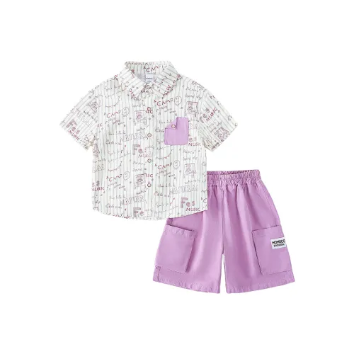 Mami Macca Повседневная спортивная одежда 2 предмета комплект фиолетовый для детей 3-7 лет