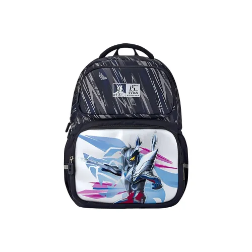 Balabala Ультрамен Коллаборация Ткань Синтетическая кожа KIDS Сумка Обычный Детский Синий Серый