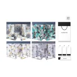 [Четырехкомпонентный подарочный набор в коробке] Цветочный дизайн + Столбец + Письмо + Чернила