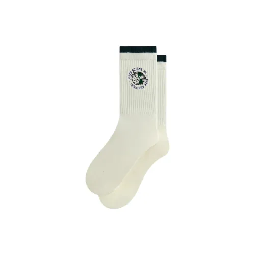 Kith 1 шт Экрю Унисекс MID Носки до икры