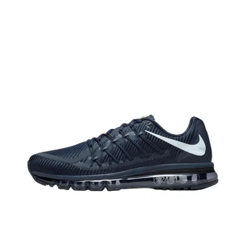 Nike Air Max 2015 Амортизация Износостойкие Низкие Кроссовки для Бега Унисекс Обсидиан