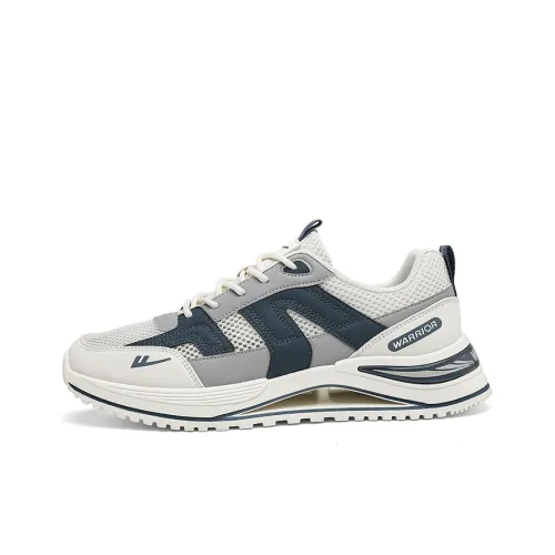 Warrior Аbrasion Resistant Lightweight And Breathable Низкий Топ Повседневная Обувь Мужская Бежево-Синий