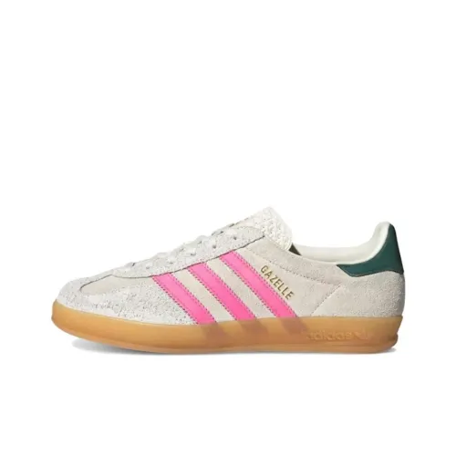 Adidas Originals GAZELLE INDOOR Устойчивые к истиранию Низкие Кроссовки для скейтбординга Женские Экрю