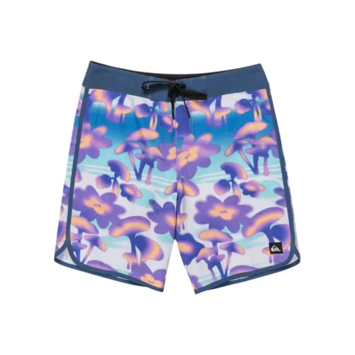 Quiksilver Мужские Пляжные Шорты Синий Фиолетовый