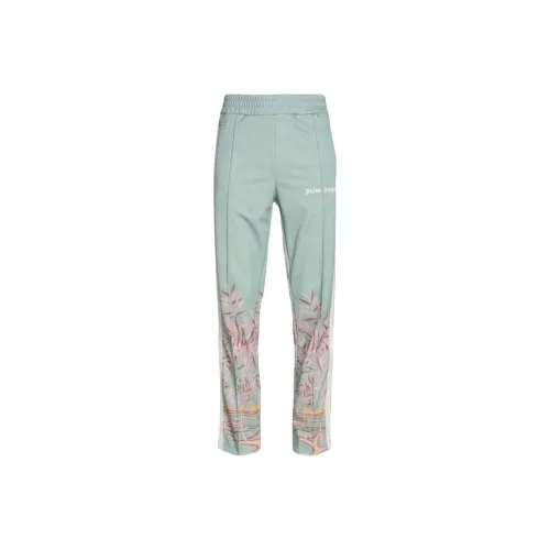 PALM ANGELS Вязаные спортивные брюки мужские зеленые