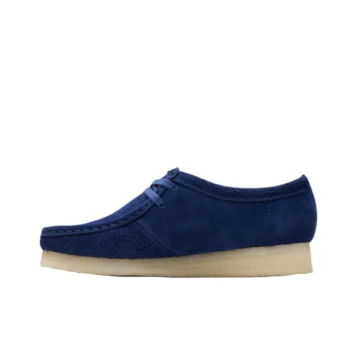 Clarks Wallabee Low Топ Повседневная обувь Унисекс Синий