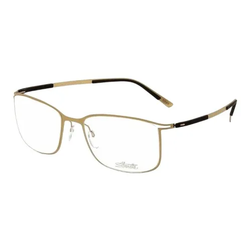 SILHOUETTE Нерегулярная форма Оправы для очков Мужской Золото