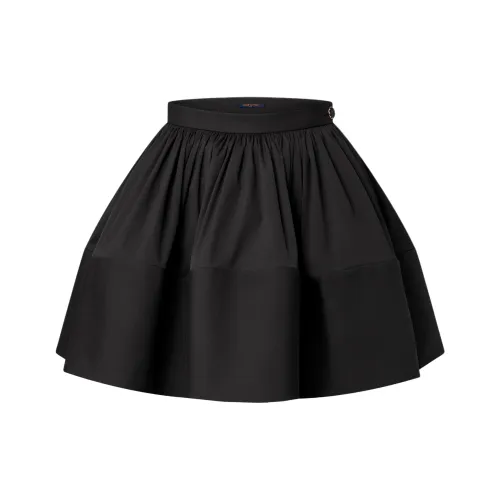 LOUIS VUITTON Повседневные короткие юбки Женские Черный
