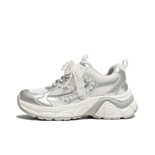 TATA Дышащие Низкие Топ Кроссовки с Толстой Подошвой Женские