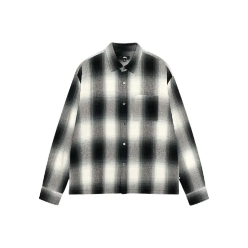 Stussy SS25 LOOSE WEAVE Клетчатая рубашка унисекс
