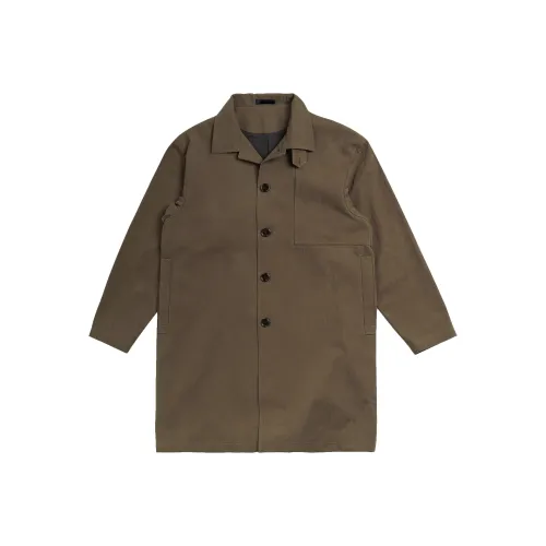 LIBERTY KOSTUME Отложной воротник Свободный крой MID Длина Куртка Мужской