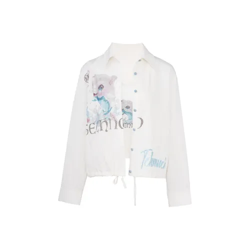 TCH Белые Женские Рубашки