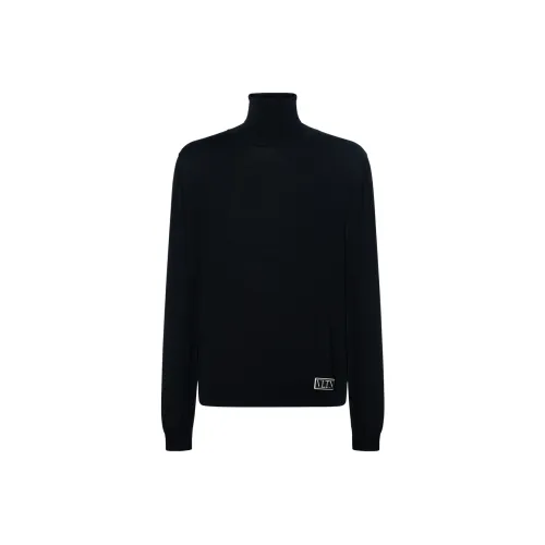 Valentino Черные Мужские Свитера