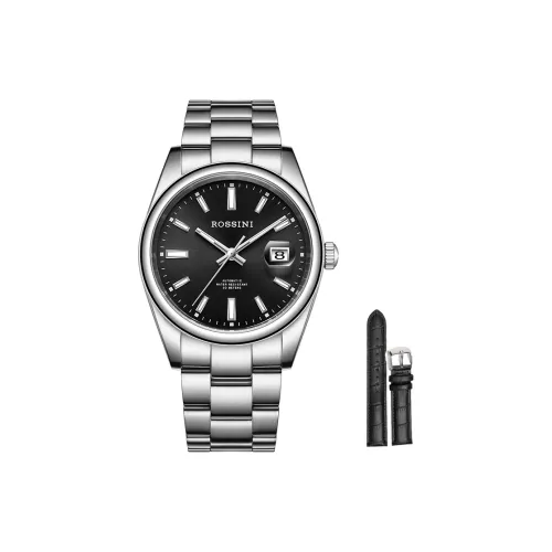 ROSSINI Автоматический Механический Часы Мужские Enlightenment Collection 41mm*41mm*10mm Черные