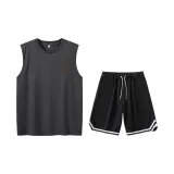 2 пачки (Темно-серый топ + черные штаны)