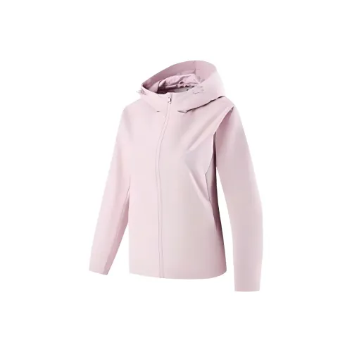 PEAK Тренчкот Женский Серый Розовый