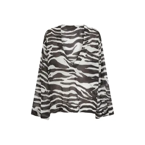 The Attico Белый/Черный Женские Рубашки