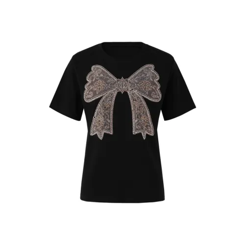 TCH Черные Женские Рубашки T