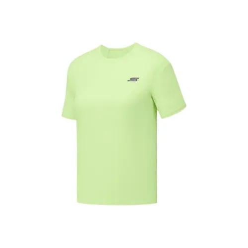 Skechers GODRI T Рубашка Женская Серая Зеленая 013E