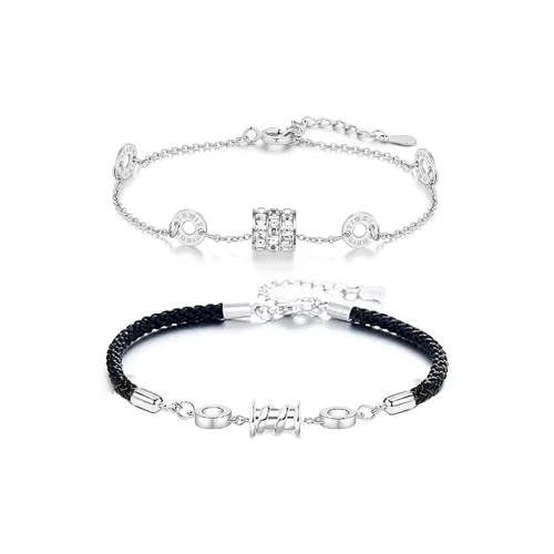 JOYDINNY Браслет с шнурками унисекс