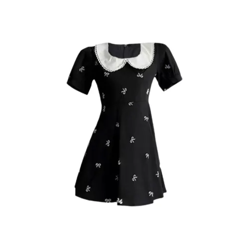 BIFH Короткий рукав Платье Женское