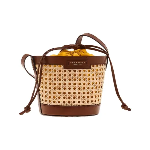 THE BRIDGE Сумка-ведро Сумка через плечо Женская Коричневая