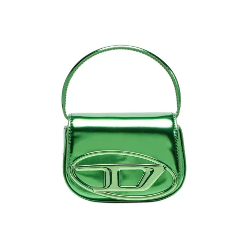 DIESEL Телячья кожа Одно плечо Сумка Мини Женская Зеленая