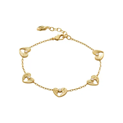 Amber Lollipop Flying Feather Series Сплав Браслеты на щиколотку Женские