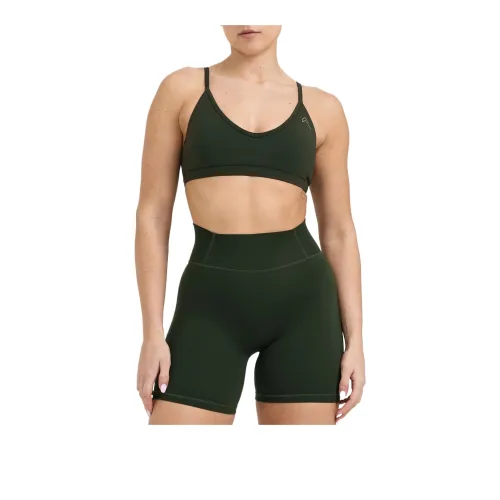 ONER ACTIVE Вечный Strappy Bralette Бюстгальтер Женский Темно-зеленый