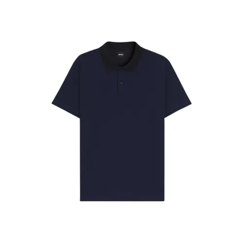 Hugo Boss Поло Мужское Темно-синий