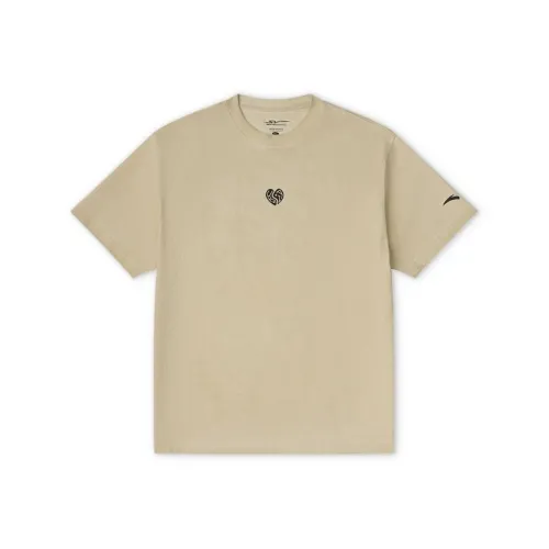 ANTA Irving series T-Shirt Мужская Ванильный Белый