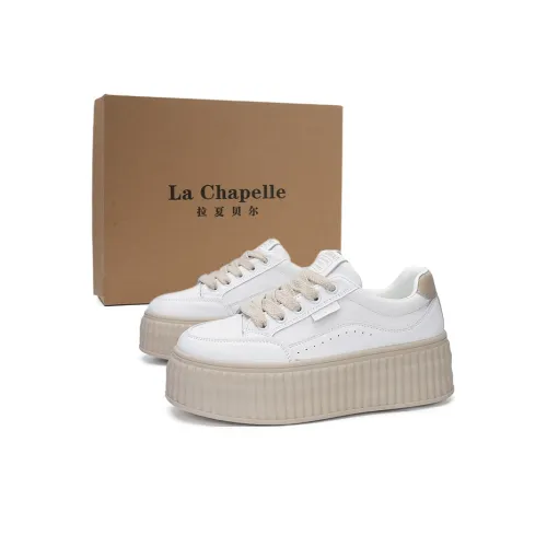 La Chapelle Износостойкий Легкий Дышащий и Противоскользящий. Низкий Топ Скейтборд Кроссовки Женские Абрикос