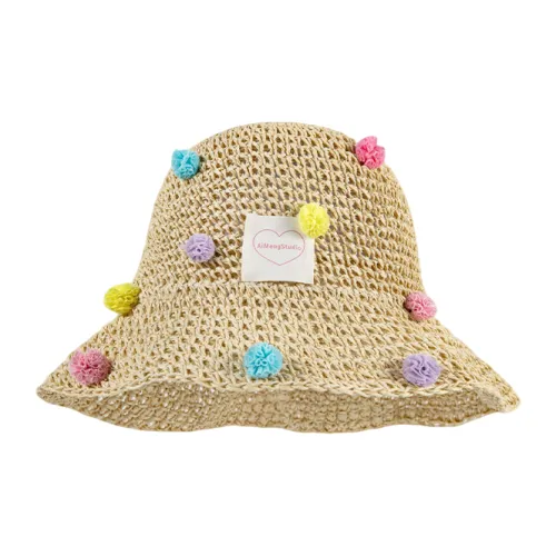 MITHAOL KUSC Соломенная плетеная шляпа с защитой от солнца женская