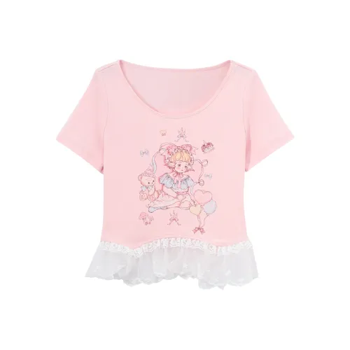 Snbl Розовые Женские Футболки