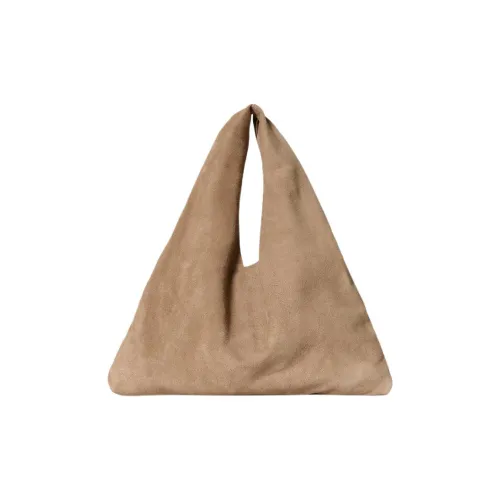 THE ROW Замша Телячья Кожа Сумка Маленькая Женская Серый Бежевый