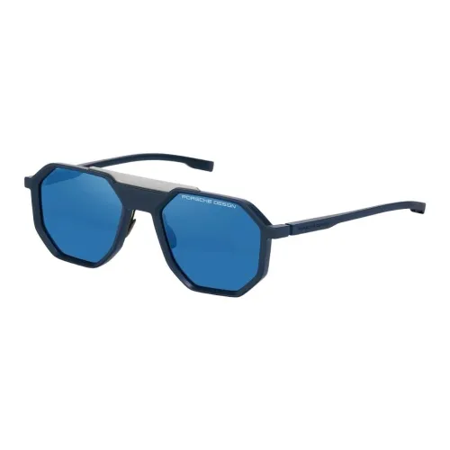 PORSCHE DESIGN Пластик Aviator Солнцезащитные очки Унисекс Синий