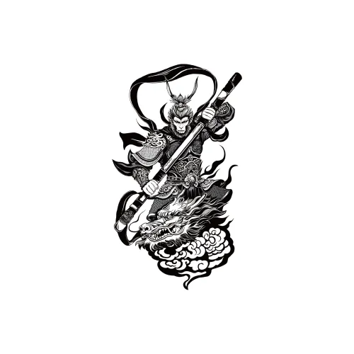 LIEJI Realm OF Enlightenment II Травяной Водонепроницаемый Тату Наклейка