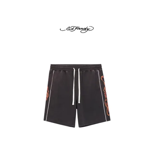 Ed Hardy Черные E1QYM236 Мужские Повседневные Шорты
