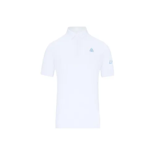 LI NING 1990 GOLF серия Поло Мужское Стандартное Белое